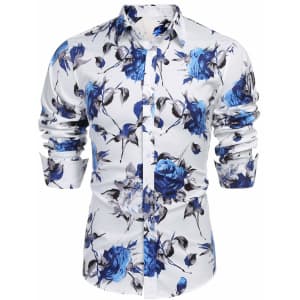 Coofandy Men's Slim Fit Dress Shirt for $10 Coofandy Men's Slim Fit Dress Shirt for $10