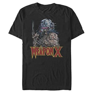 Marvel Men's Universe Weapon X T-Shirt, Black, X-Large for $14