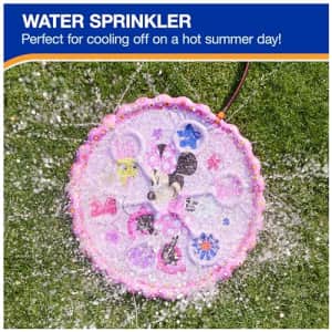 SwimWays Minnie Mouse Splash Mat, Kids Splash Pad & Outdoor Toys, Minnie Mouse Party Supplies Water for $17