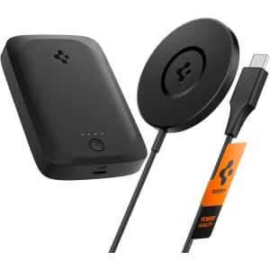 Spigen ArcField Magnetic Wireless Charger and Battery Pack for $60