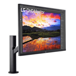LG Ergo 31.5" 1440p HDR IPS FreeSync LED Monitor w/ Ergonomic Stand for $187