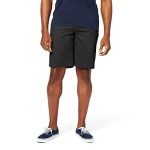 Dockers Men's Perfect Classic Fit 8" Shorts, Mineral Black, 34 for $19