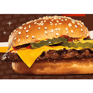 Burger King Cheeseburger: free w/ $1 purchase