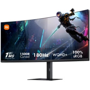 Xiaomi 34" Ultrawide 1440p HDR 180Hz IPS FreeSync Curved LED Monitor for $240 Xiaomi 34" Ultrawide 1440p HDR 180Hz IPS FreeSync Curved LED Monitor for $240