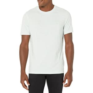 BOSS Men's Slub Jersey T-Shirt with Tonal Patch Logo, ice Flow, XXL for $39