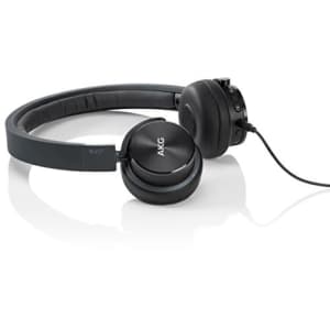 AKG Y45BT Black Mini On-Ear Wireless Bluetooth Headphone with NFC and By-Pass Cable, Black for $122