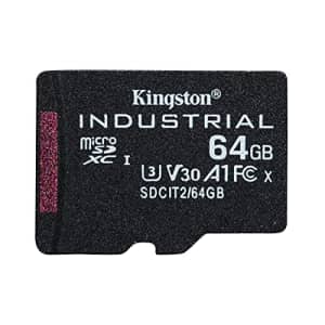 Kingston Industrial 64GB microSDXC C10 A1 pSLC Card SDCIT2/64GBSP for $65