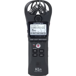 Zoom H1n 2-Input / 2-Track Portable Handy Recorder with Onboard X/Y Microphone for $60 Zoom H1n 2-Input / 2-Track Portable Handy Recorder with Onboard X/Y Microphone for $60