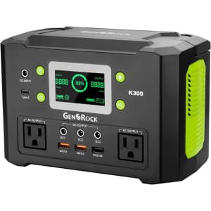 Gensrock 300W Portable Power Station for $130