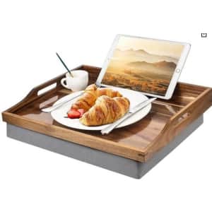 Acacia Wooden Laptop Tray for $20