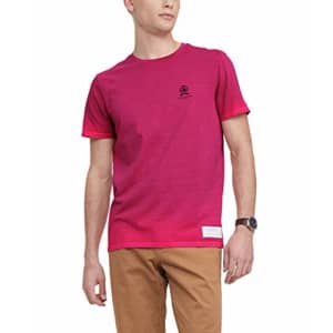 Tommy Hilfiger Men's 35th Anniversary Short Sleeve T Shirt, RED Magic, X-Large for $12