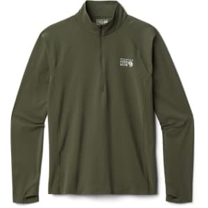 Mountain Hardwear Men's Mountain Stretch Half-Zip Shirt for $60