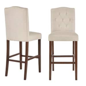 StyleWell Beckridge Upholstered Bar Stool 2-Pack for $151 StyleWell Beckridge Upholstered Bar Stool 2-Pack for $151
