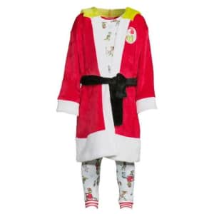 Dr. Seuss' The Grinch Toddler Pajamas and Robe Set for $15