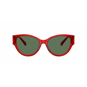 Versace Woman Sunglasses, Red Lenses Acetate Frame, 56mm for $237