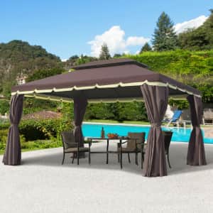 Outsunny 10x13-Foot Patio Gazebo for $310 Outsunny 10x13-Foot Patio Gazebo for $310