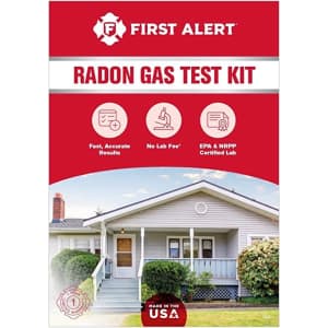 First Alert Radon Gas Test Kit for $16