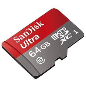 SanDisk Professional Ultra 64GB MicroSDXC GoPro Hero 3 Card is Custom formatted for high Speed for $7