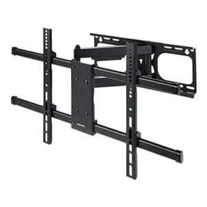 Monoprice Corner Friendly Full-Motion Articulating TV Wall Mount Bracket for TVs 37in to 70in, Max for $41