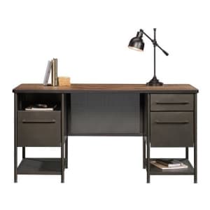 Sauder Boulevard Cafe Industrial Executive Desk for $245 Sauder Boulevard Cafe Industrial Executive Desk for $245