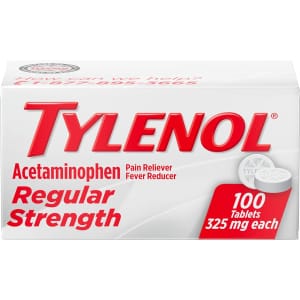 Tylenol Regular Strength Tablets 100-Count Box for $4.56 via Sub & Save