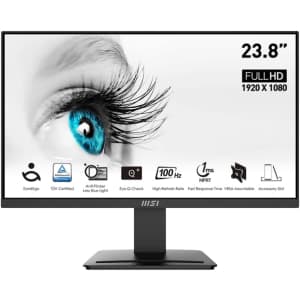 MSI 23.8" 1080p IPS FreeSync LCD Monitor for $65