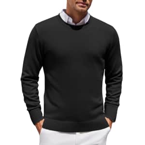 Coofandy Men's Pullover Sweater for $11