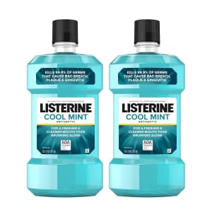 Listerine 1L Antiplaque & Anti-Gingivitis Mouthwash 2-Pack for $7.12 via Sub & Save