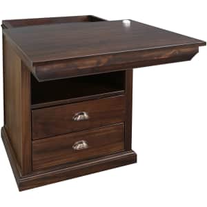Casual Home Lincoln Solid Wood Nightstand w/ Concealed Compartment for $221 Casual Home Lincoln Solid Wood Nightstand w/ Concealed Compartment for $221
