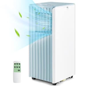 COSTWAY 10000 BTU Portable Air Conditioner, 3-in-1 AC Unit with Dehumidifier & Smart Sleep Mode, for $270