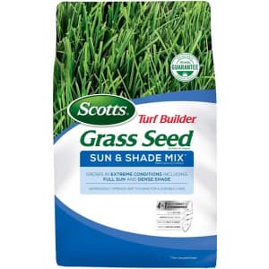 Scotts Turf Builder Grass Seed Sun and Shade Mix 40-lb. Bag for $80 Scotts Turf Builder Grass Seed Sun and Shade Mix 40-lb. Bag for $80