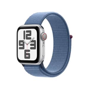 Apple Watch SE (2nd Gen) [GPS + Cellular 40mm] Smartwatch with Silver Aluminum Case with Winter for $249