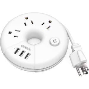 Ntonpower 3-Outlet 3-USB Power Strip for $20