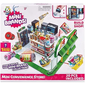 5 Surprise Mini Brands Mini Convenience Store Playset for $32