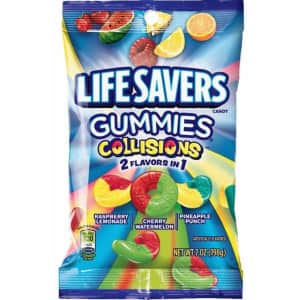 Gummi Savers Lifesavers Gummies Collisions. It's usually listed at a buck more.