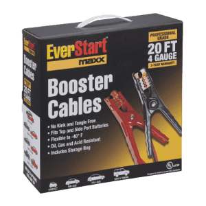 Everstart Maxx 20-Foot 4-Gauge Booster / Jumper Cables for $20