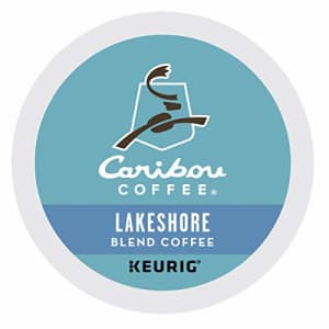 Caribou Coffee Lakeshore Blend, Single-Serve Keurig K-Cup Pods, Medium Roast Coffee, 24 Count - for $63