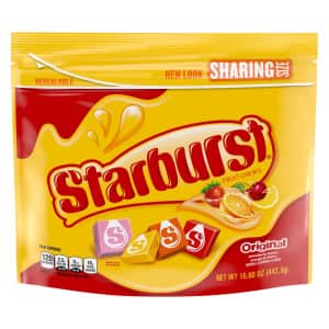 Starburst 15.6-oz. Pouch for $3.12 via Sub & Save