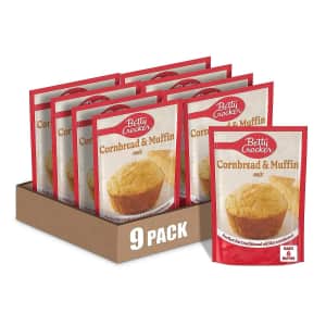 Betty Crocker 6.5-oz. Cornbread and Muffin Mix 9-Pack for $4.10 via Sub & Save