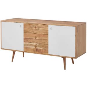 Home Decorators Collection 55" Solid Wood Storage Buffet Table / Sideboard for $247 Home Decorators Collection 55" Solid Wood Storage Buffet Table / Sideboard for $247