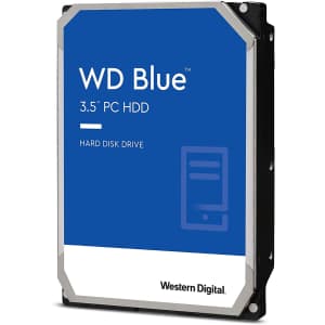 WD Blue 4TB 3.5" SATA 6Gbps Internal Hard Drive for $89