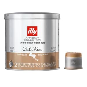 illy Coffee, Arabica Selection Costa Rica Espresso Capsules, Single Origin, For Brewing with for $17