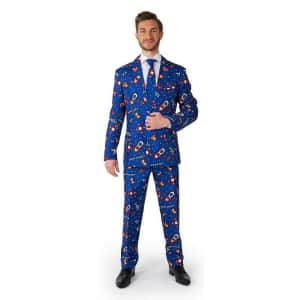 Men's Suits at Kohl's. Save 20% with coupon code "FAMILYSAVE", lowering the price on some already cheap suits; many of which are novel Pictured is the Suitmeister Men's Slim-Fit Novelty Pattern Suit & Tie Set for $47.99 after coupon ($12 off)