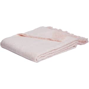 AmazonBasics 50" x 70" Faux Angora Fringed Blanket for $8 AmazonBasics 50" x 70" Faux Angora Fringed Blanket for $8