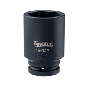 DEWALT Deep Impact Socket, SAE, 3/4-Inch Drive, 1-5/8-Inch, 6-Point (DWMT19042B) for $26 DEWALT Deep Impact Socket, SAE, 3/4-Inch Drive, 1-5/8-Inch, 6-Point (DWMT19042B) for $26