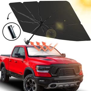 Zbro Windshield Sun Shade for $11 Zbro Windshield Sun Shade for $11