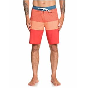 Quiksilver Men's Highline Massive 20 Inch Outseam Stretch Boardshort Swim Trunk, Nectarine, 36 for $20 Quiksilver Men's Highline Massive 20 Inch Outseam Stretch Boardshort Swim Trunk, Nectarine, 36 for $20