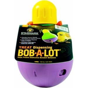 Starmark Bob-A-Lot Large Interactive Dog Pet Toy for $9