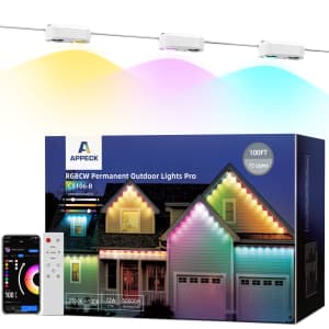 100-Foot Permanent Outdoor Lights Pro for $220 w/ Prime