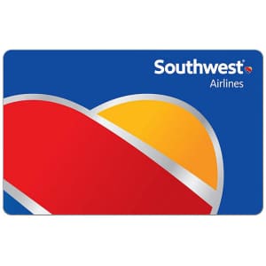 $250 Southwest Airlines Gift Card for $229 for members